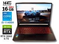 MSI Katana GF66  i5-11400H 4.5ГГц 16/512Гб SSD RTX 3060 6Гб Ігровий