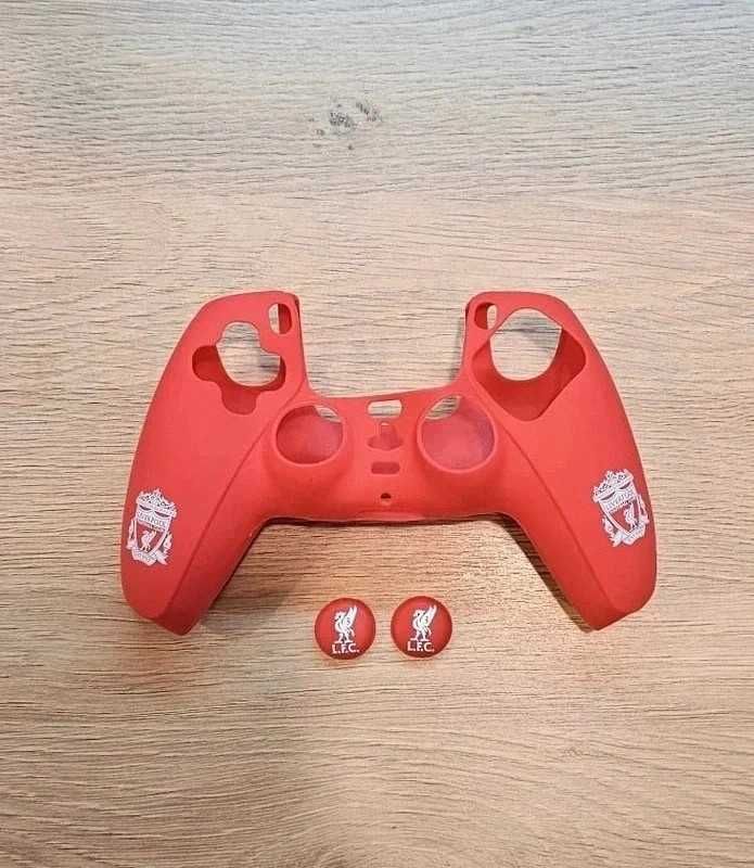 Silikonowe etui antypoślizgowe pad kontroler Playstation Liverpool FC