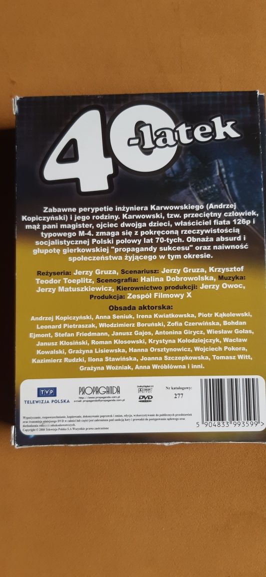DVD czterdziestolatek serial 5 płyt