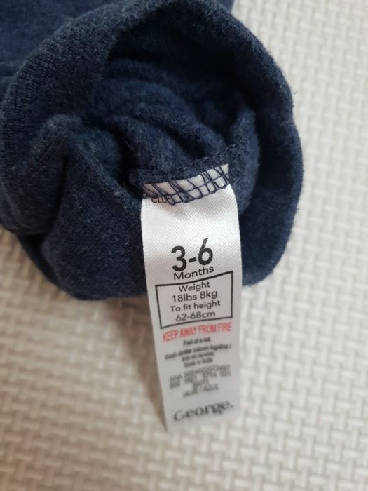 Śpiochy/ogrodniczki George r. 62-68