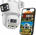 Kamera Zewnętrzna Obrotawa Podwójna IP WiFi HD 5x Zoom Smart