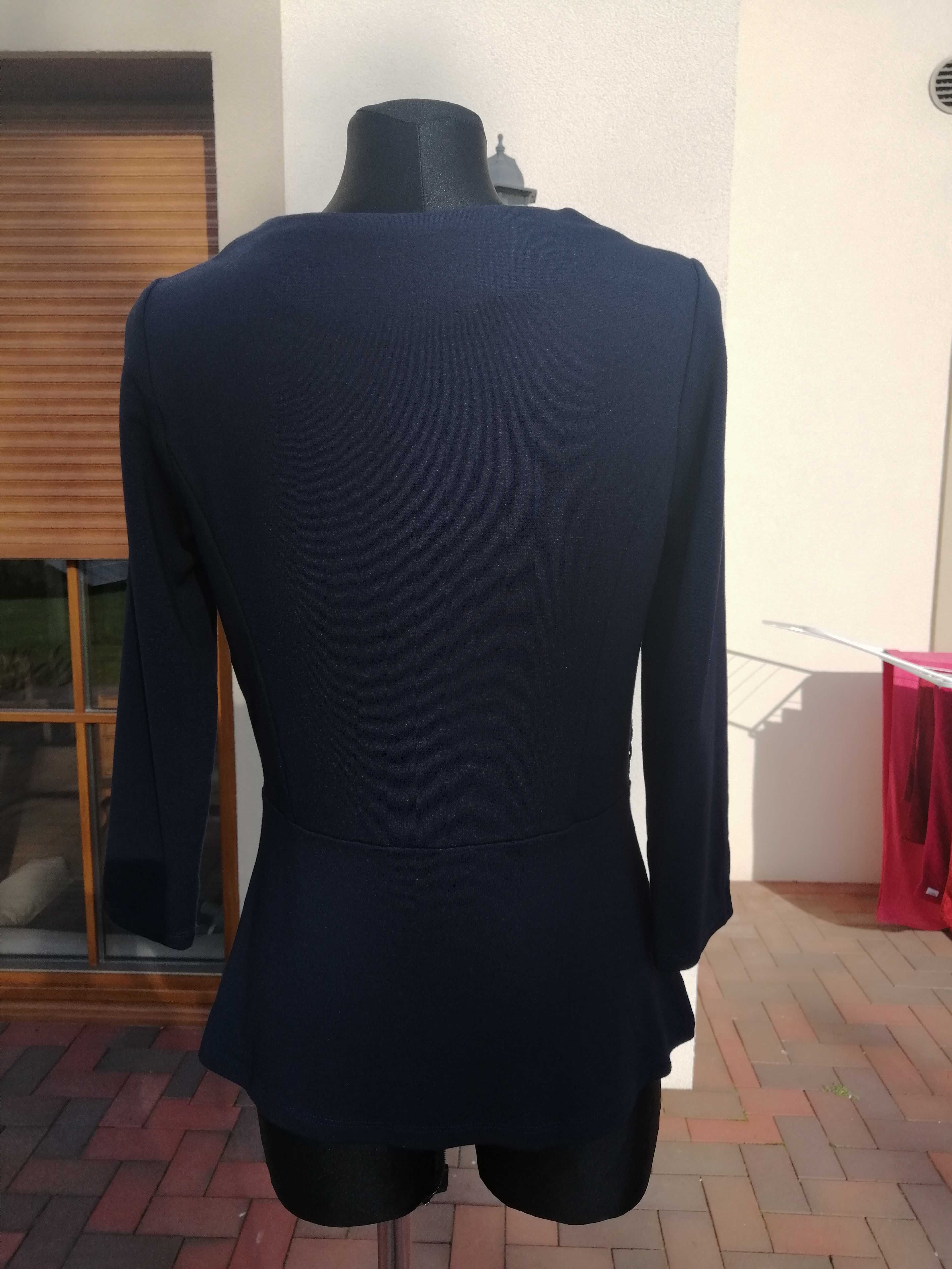 Granatowa bluzka m-ki Orsay, rozmiar 38
