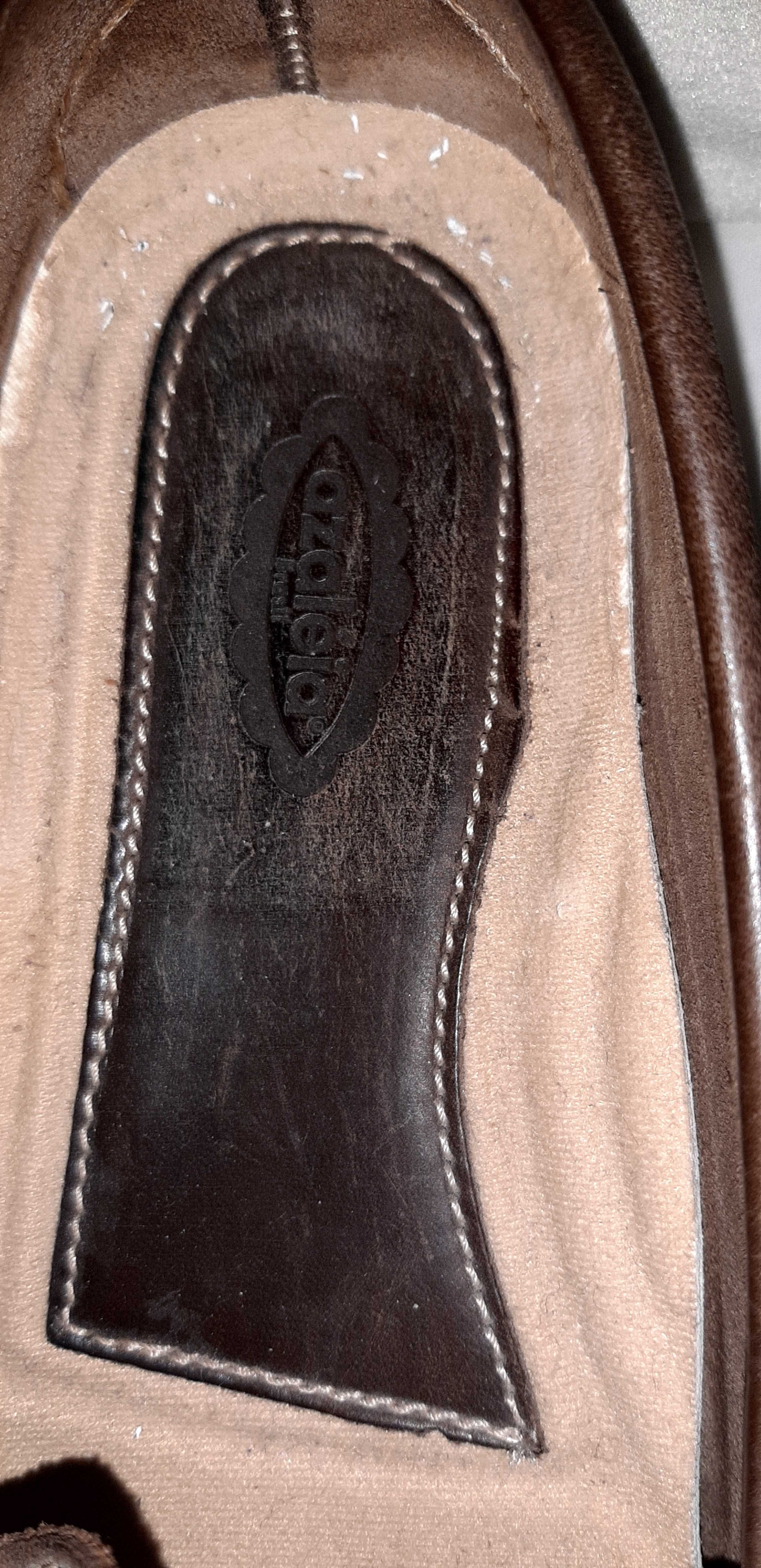 Azaleia skórzane buty damskie mokasyny skóra naturalna r. 37 nowe
