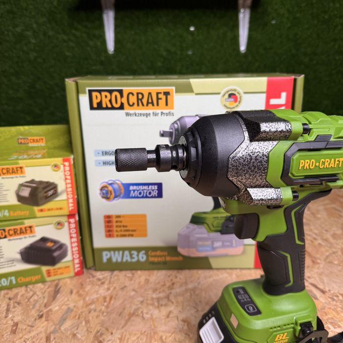 Ударний гайковерт Procraft PWA36 850 Н·м | Безщітковий | 20В