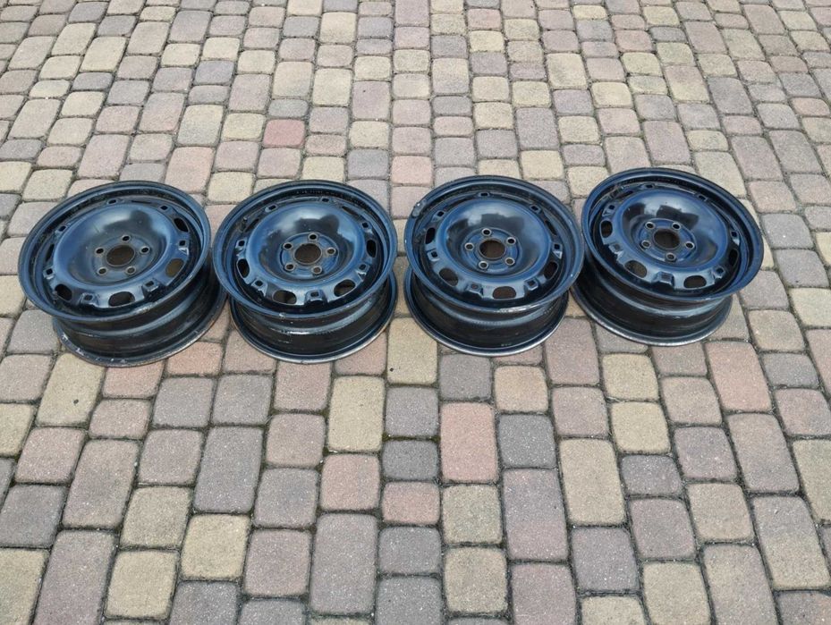 Felgi stalowe 14,6 cali,5x100+kołpaki+zaślepki,VW,Skoda,Seat
