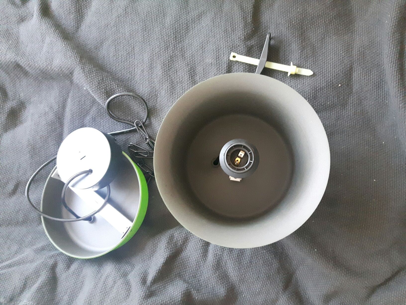 Lampa hektar Ikea zielona loft retro