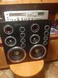Kolumny Altus 110 wraz z ampitunerem Radmor FM 5412
