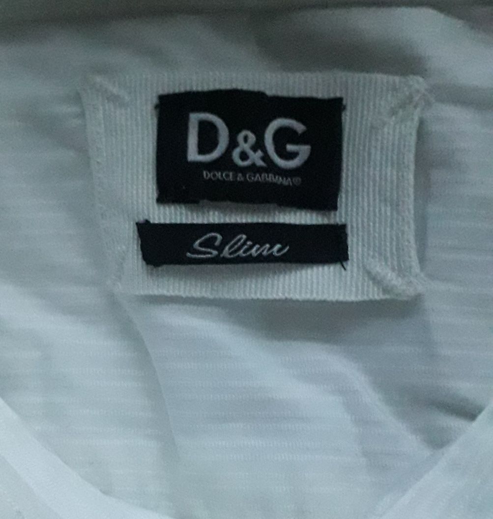 Dolce&Gabbana slim biala koszula