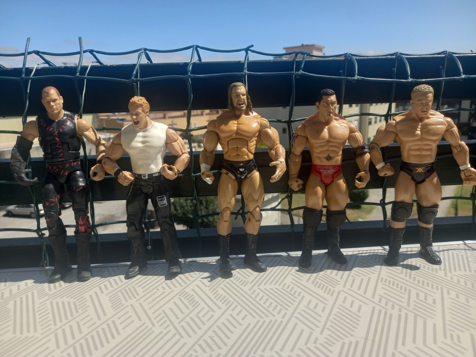 Conjunto 9 figuras WWE
