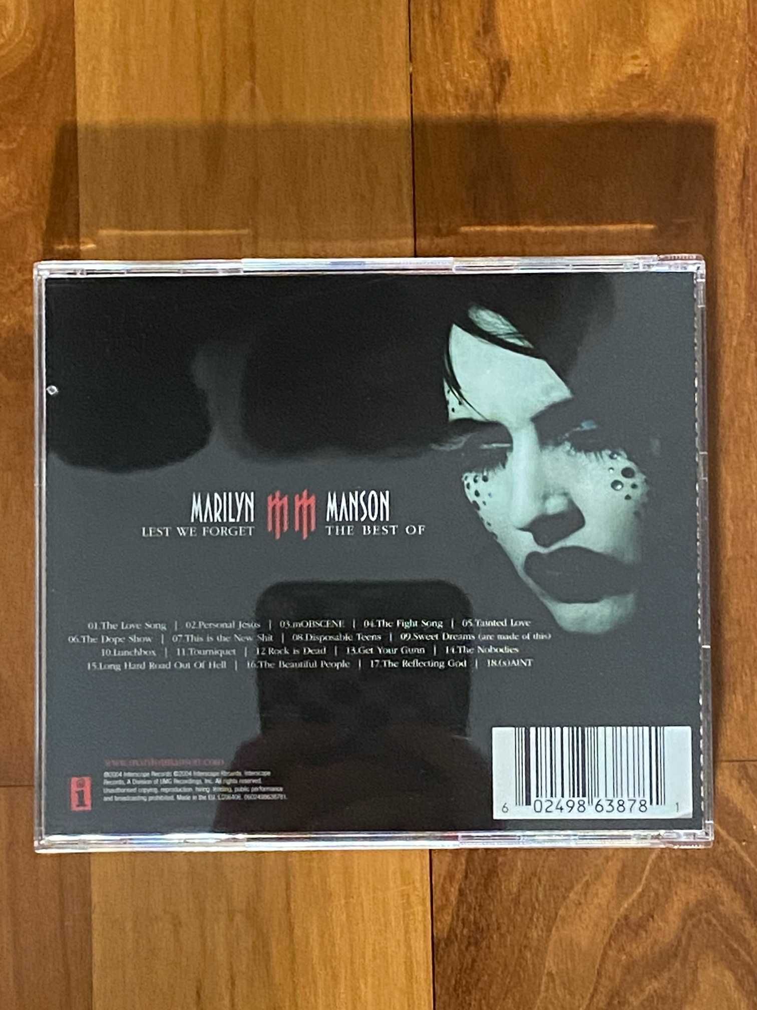 Marilyn Manson Lest We Forget - The Best Of (CD)