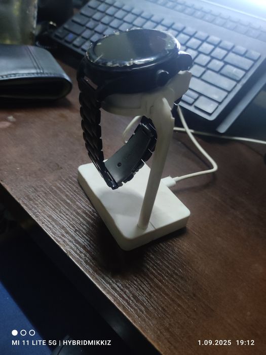 Ładowarka indukcyjna z podstawka SmartWatch Huawei Apple Samsung USB C