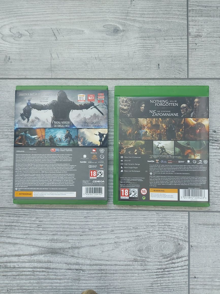 Cień Mordoru + Cień Wojny Xbox One