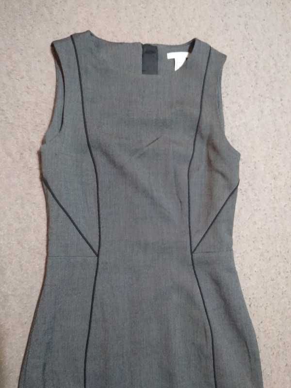 Szara sukienka H&M, rozmiar 34