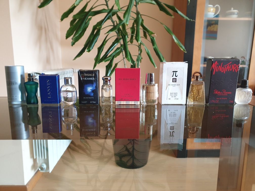 Miniaturas de perfumes masculinos