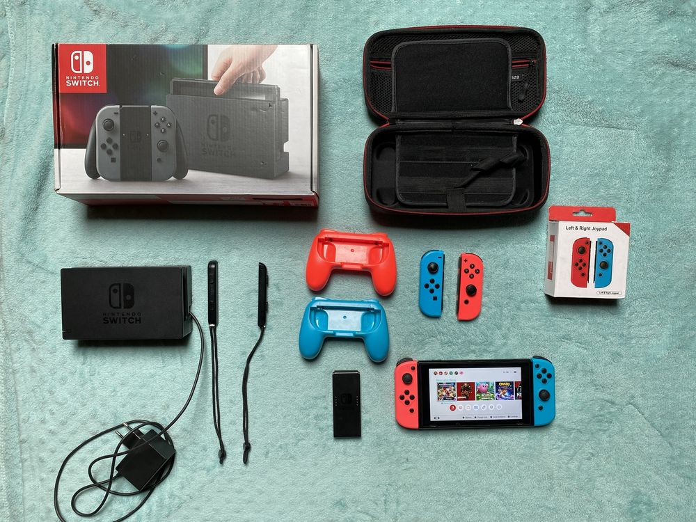 Nintendo switch +36 gry karta 500gb