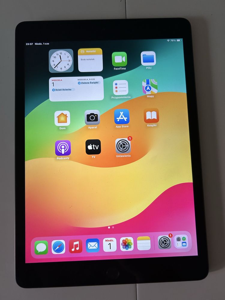 Apple iPad 7 WiFi 32GB Space Gray 10.2" Retina A2197 ZADBANY