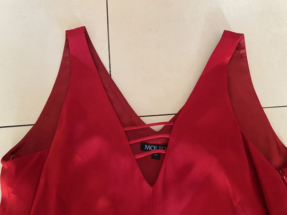 Sukienka wieczorowa czerwona Molton r. 38