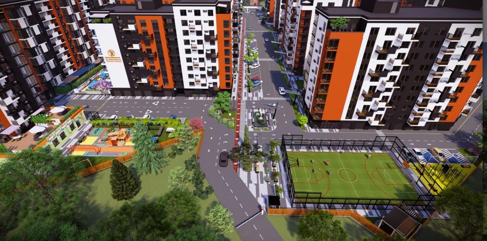 Двокімнатна квартира в ЖК у скандинавському стилі