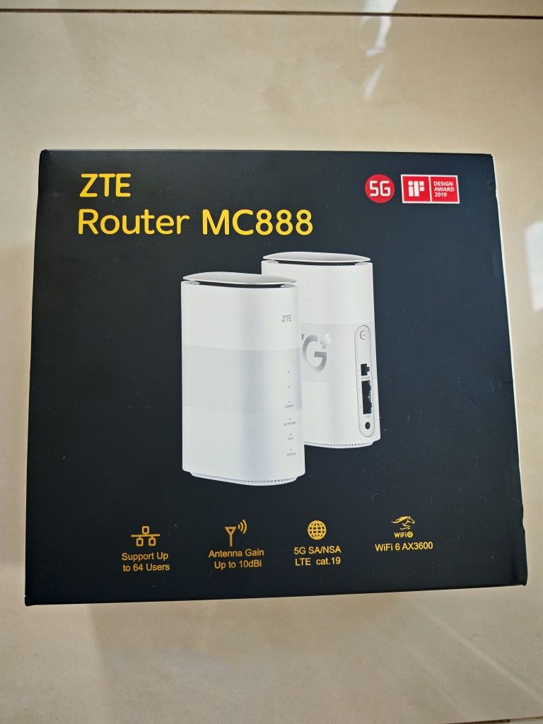 ZTE MC888 router LTE 5G na kartę SIM modem internet bardzo szybki wifi