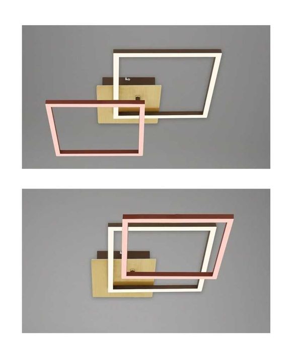 Candeeiro de teto LED 2 luzes orientáveis (297)