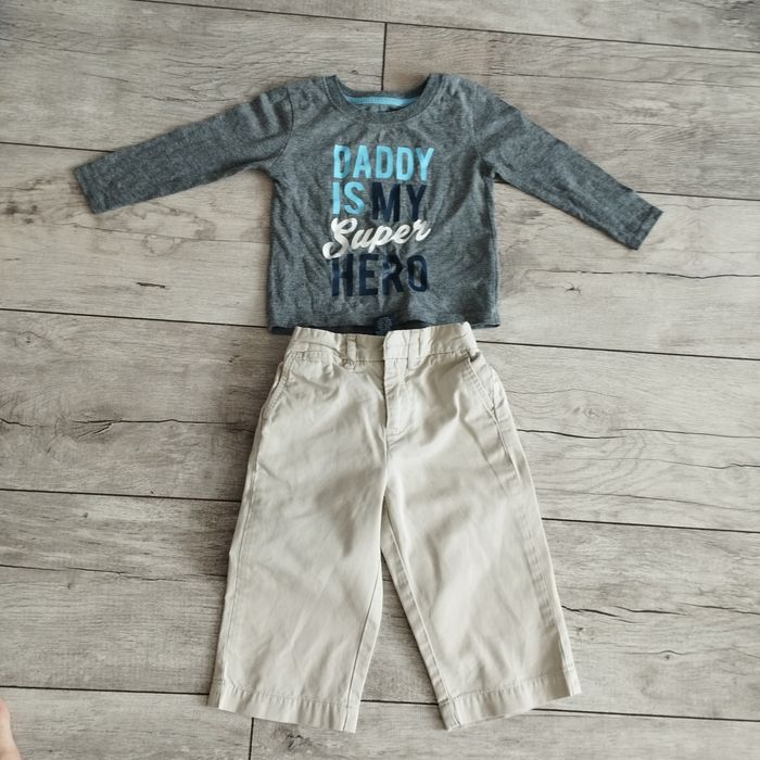 Polo Ralph Lauren spodnie +bluzka18 m-cy