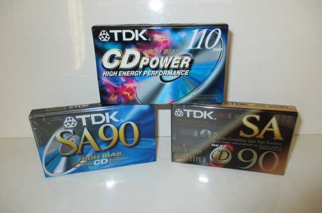 аудіо касети. TDK SA & TDK CDpower.