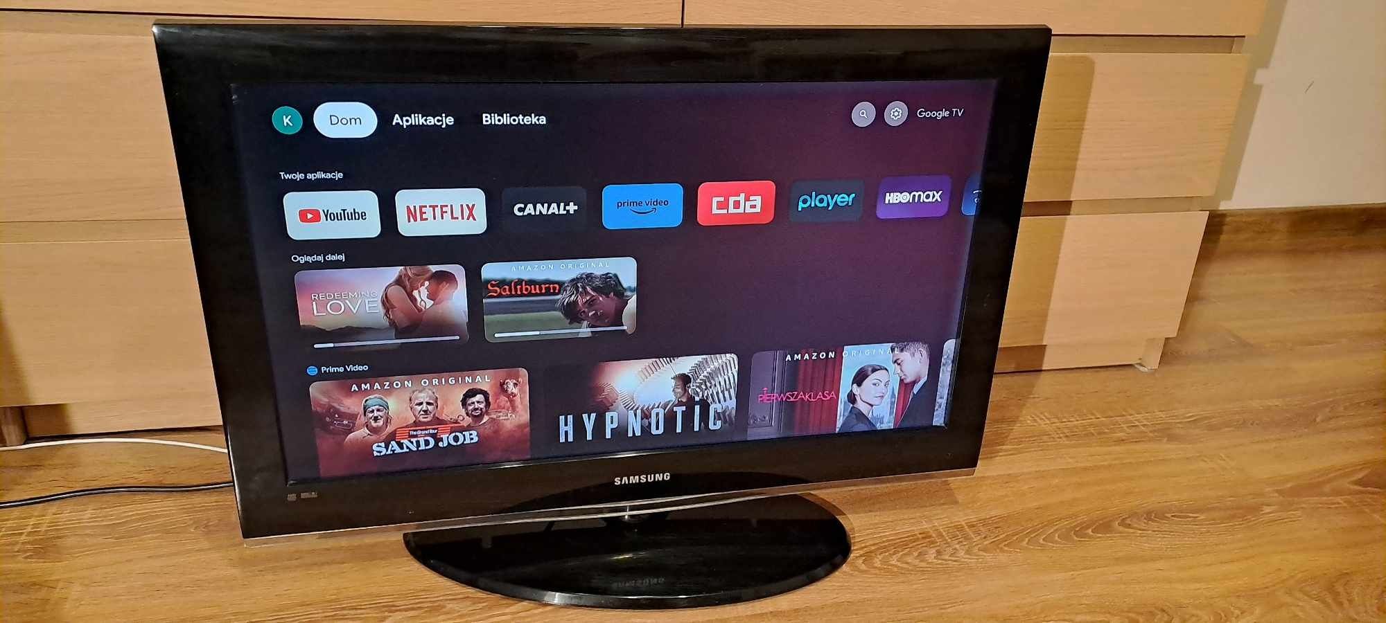 TV SAMSUNG + Chromecast 4K Wi-Fi