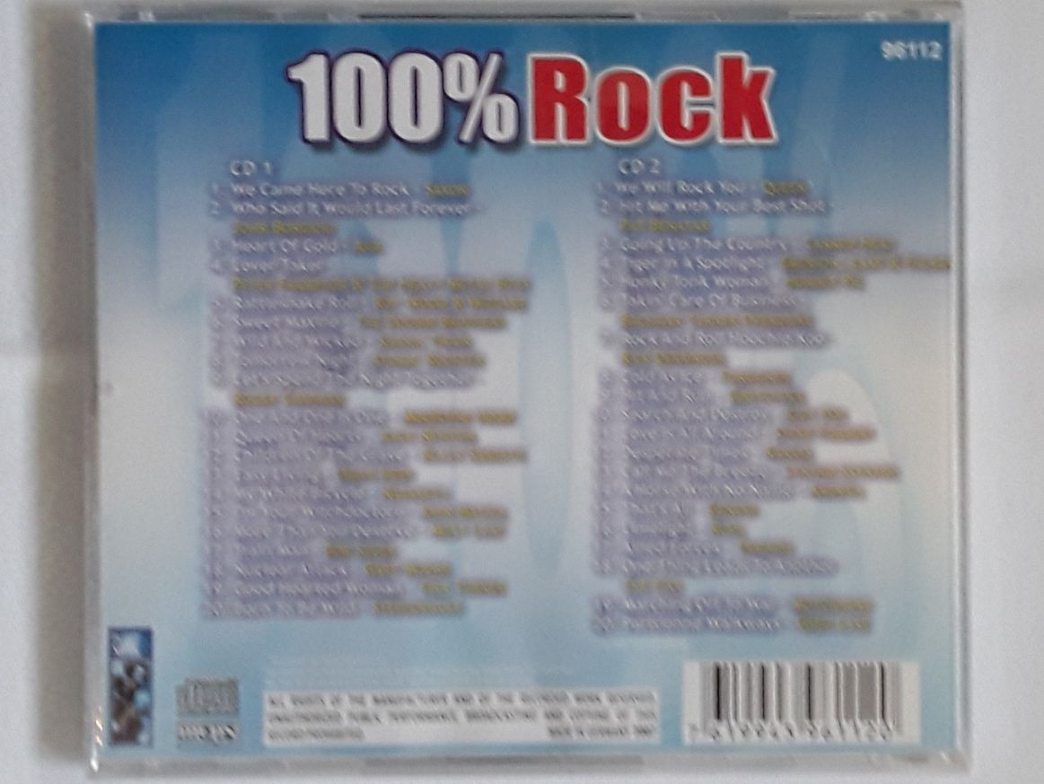 CD 100% Rock (com dois discos)