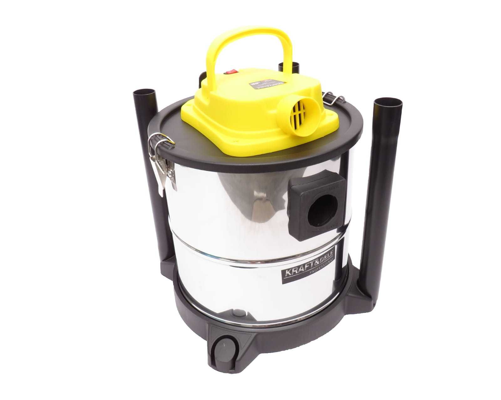 KRAFT&DELE Odkurzacz Przemysłowy Popiołu Kominka Gruzu 1650w KD489