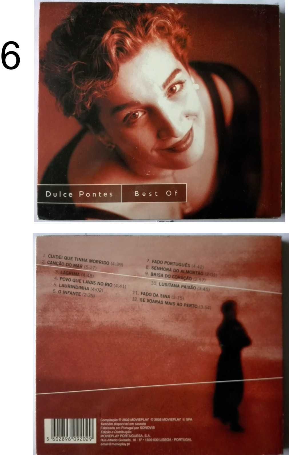 Conjunto de 6 CD'S MÚSICA