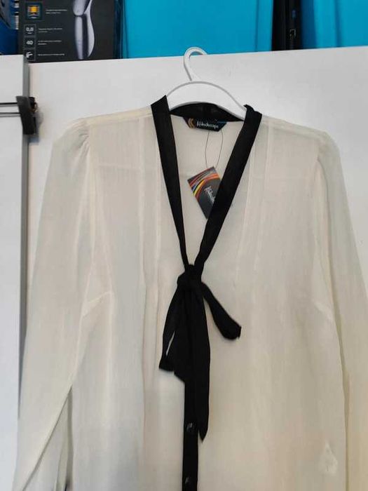 Kaleidoscope śliczna  elegancka bluzka koszula krawat wiązana 40