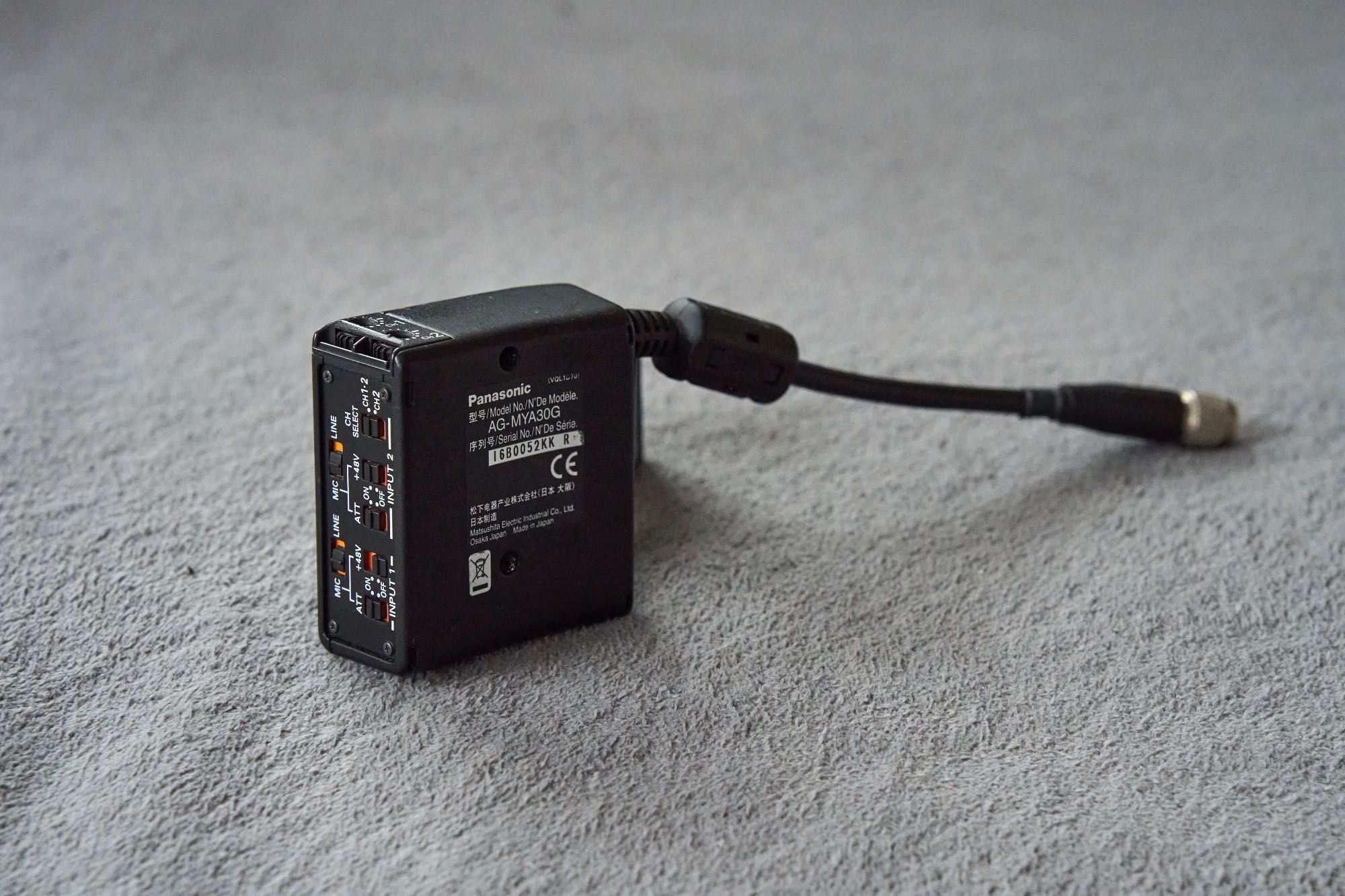 Adapter Audio XLR do kamery Panasonic