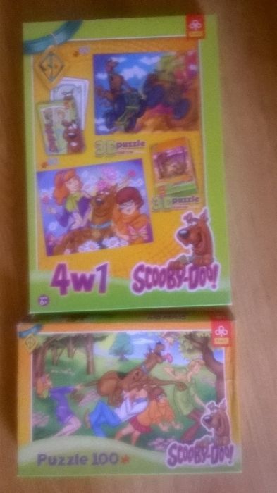 Scooby Doo, Skubi Du - 4*puzzle, karty, czapka, książeczka