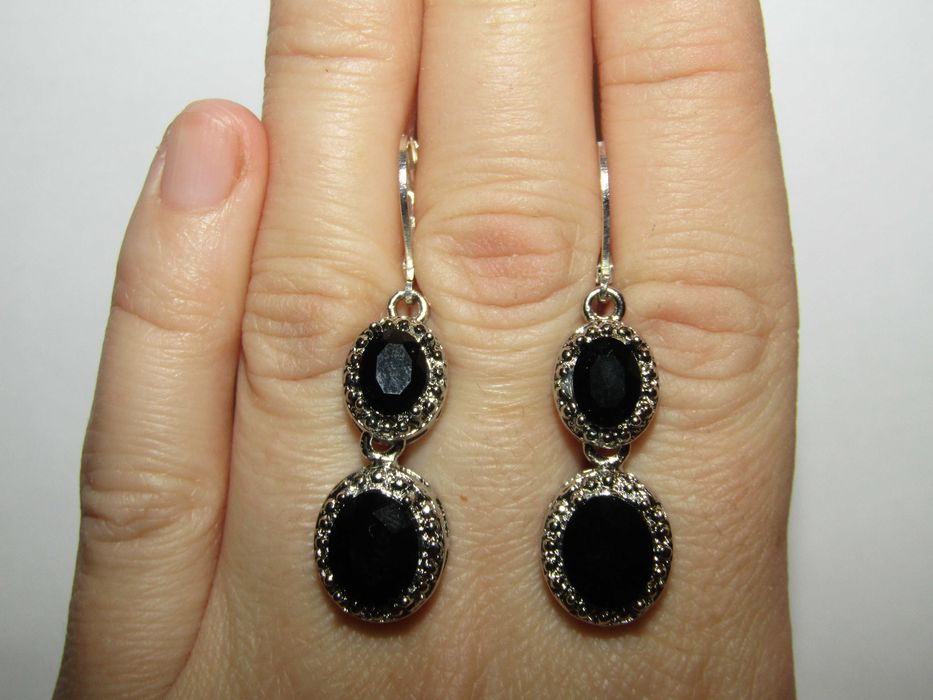 Винтажный серебряный комплект , кольцо 925 пробы.  Натуральные камни .