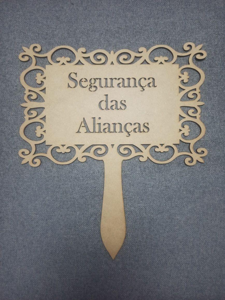 Placas casamento