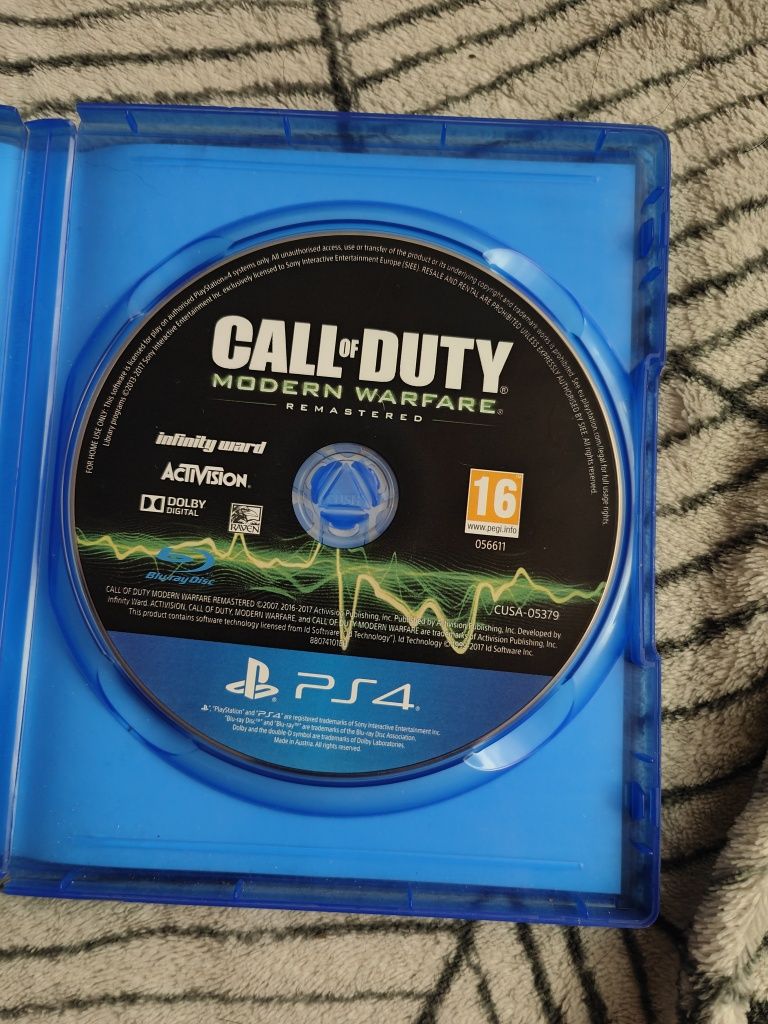 Cod call of duty modern warfare remastered PS4 PlayStation 4 5