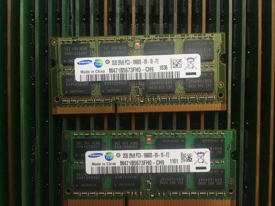 SO-DIMM DDR3 2GB 1066;1333;1600 MHz - Intel/AMD