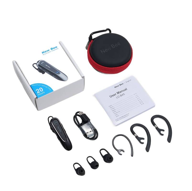 bezprzewodowa słuchawka new bee lc-b45 bluetooth 5.0 vv