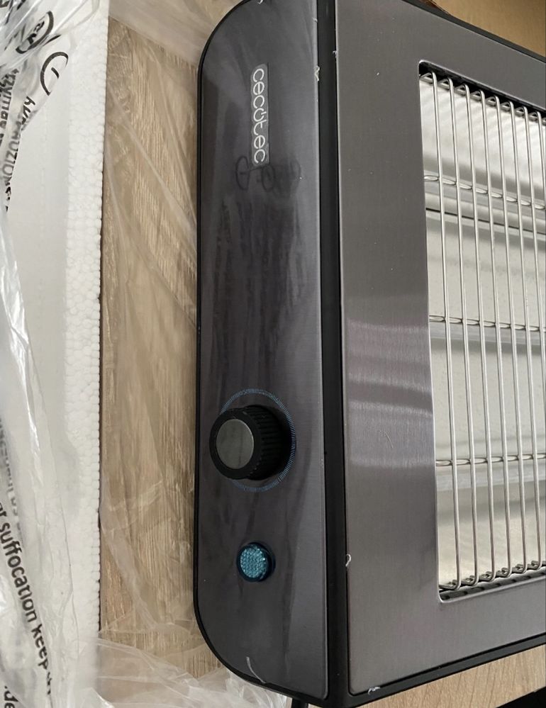 Toster Cecotec czarny 900 W