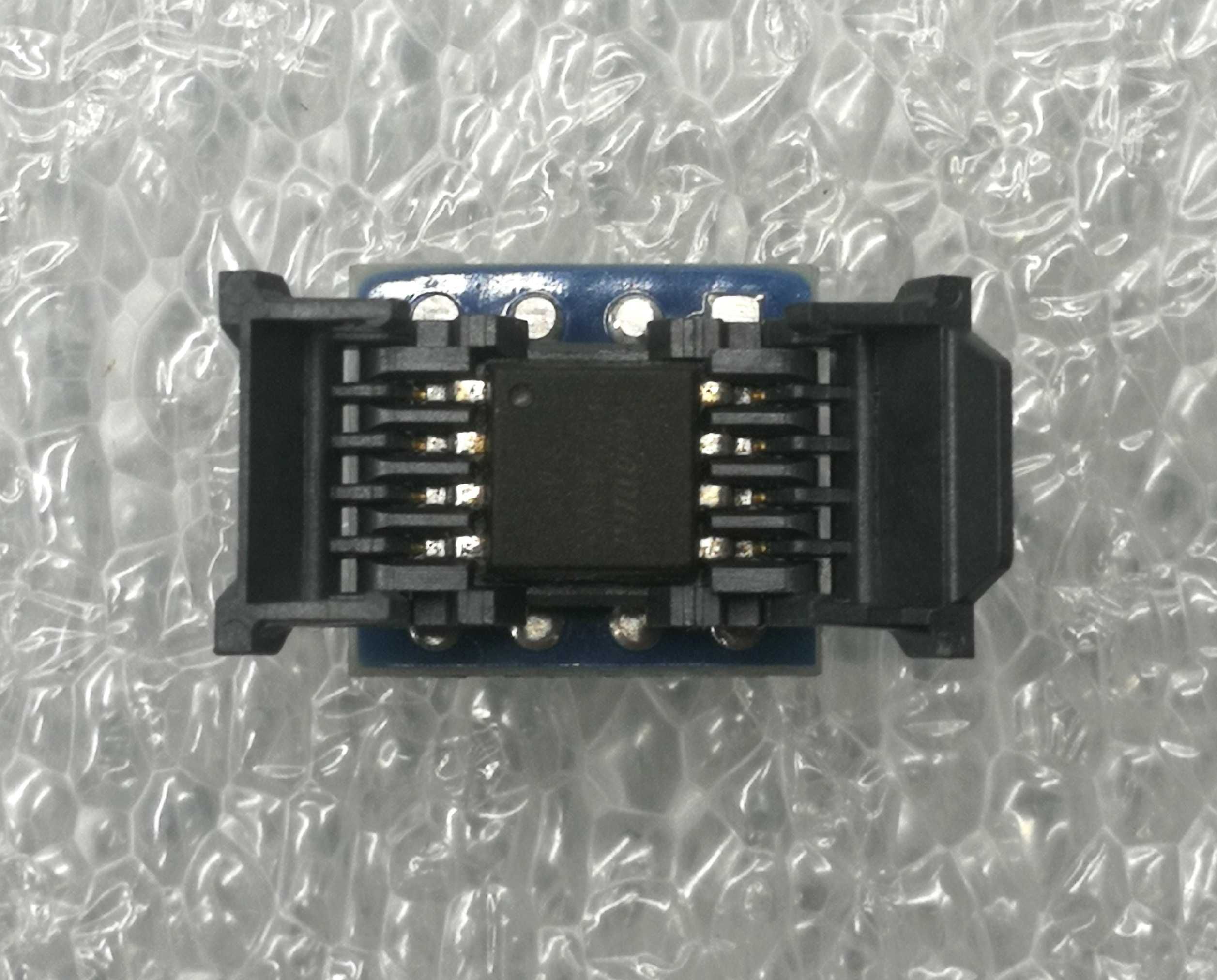 панелька адаптер с клипсой SPI BIOS SOP-8 200 mil под программатор