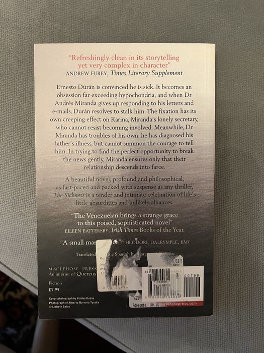 The Sickness, de Alberto Barrera Tyszka