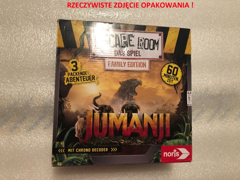 Gra logiczna Jumanji Escape Room wer. niemiecka