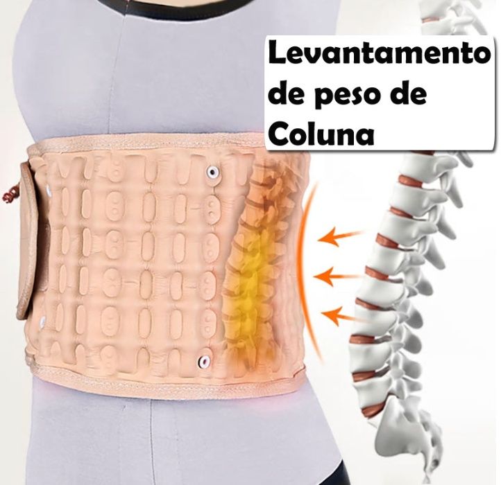 cinta insuflavel para coluna vertebral medula espinhal ciatica hernias