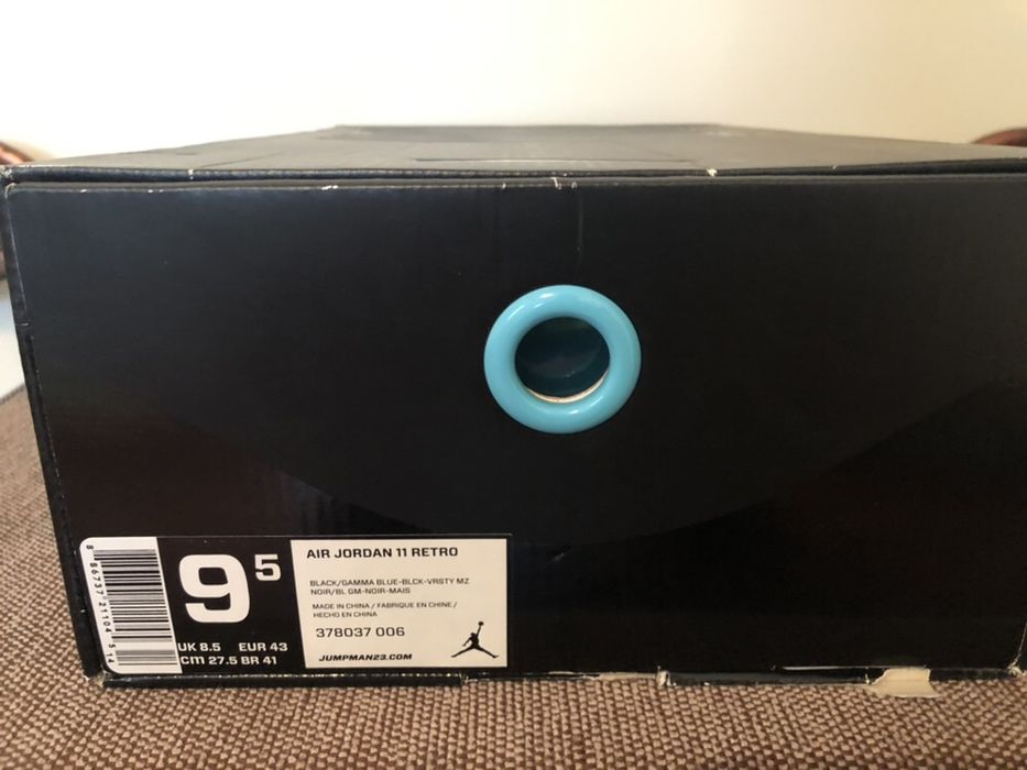 Buty nike air jordan 11 gamma blue XI og box paragon