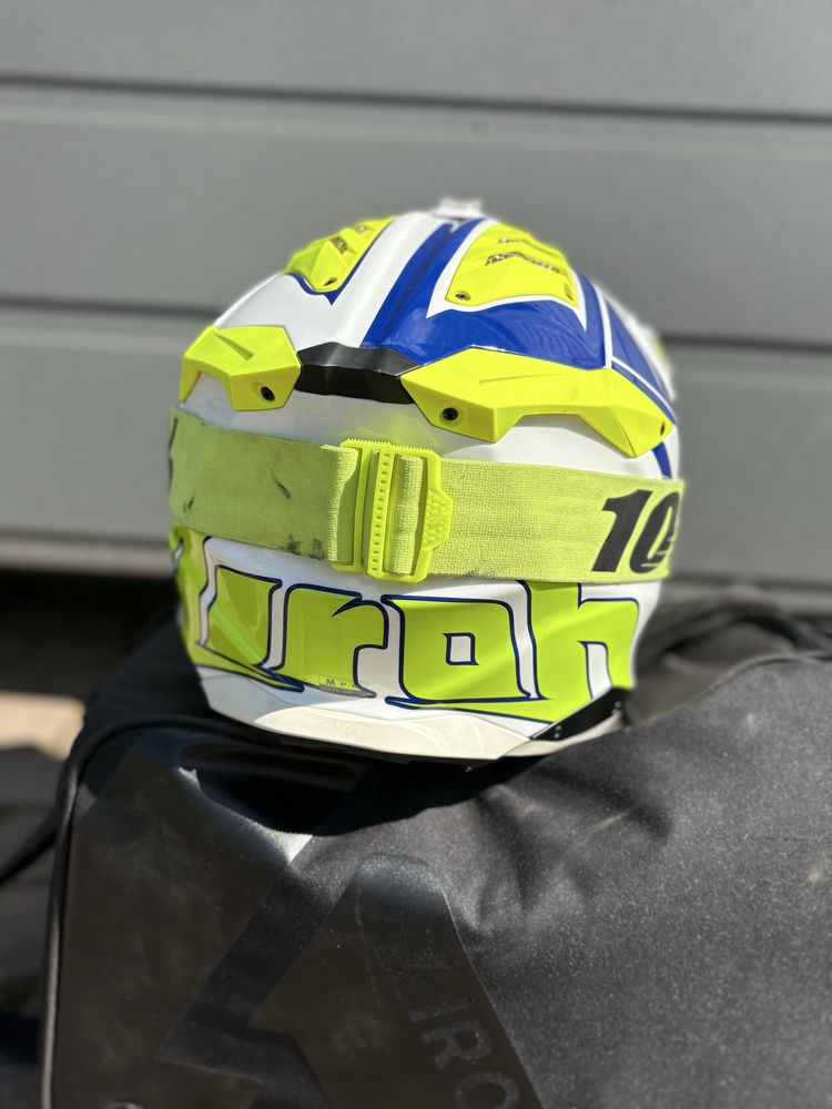Kask Airoh Aviator 3 Rampage + gogle acurri armega 100%