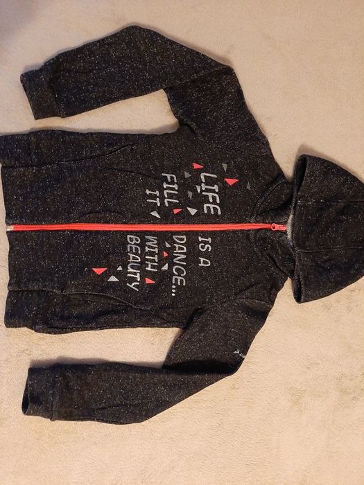 Кофта, олімпійка, зіпка на дівч., Demix, 134см, 9-10р., хороший стан