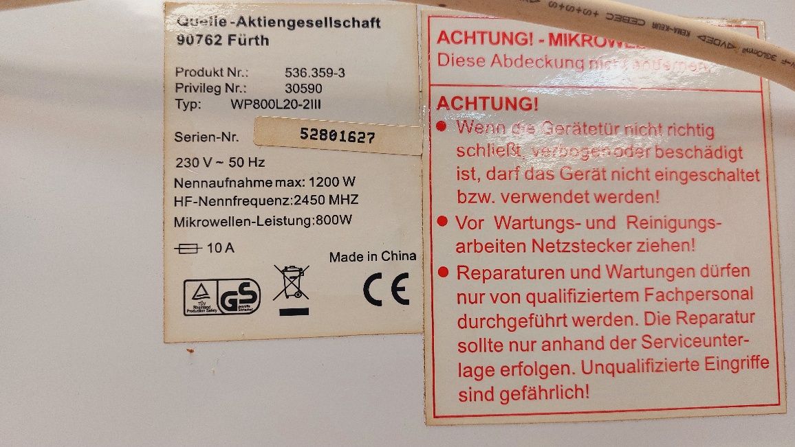 Kuchenka mikrofalowa