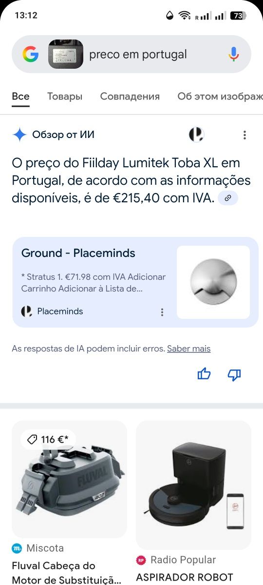 Projetor  É difícil fornecer o preço exato do produto "FLUIDAY Lumilek