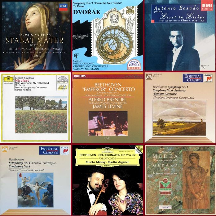 54 CDs - Musica Clássica - Edições Raras - Muito Bom Estado