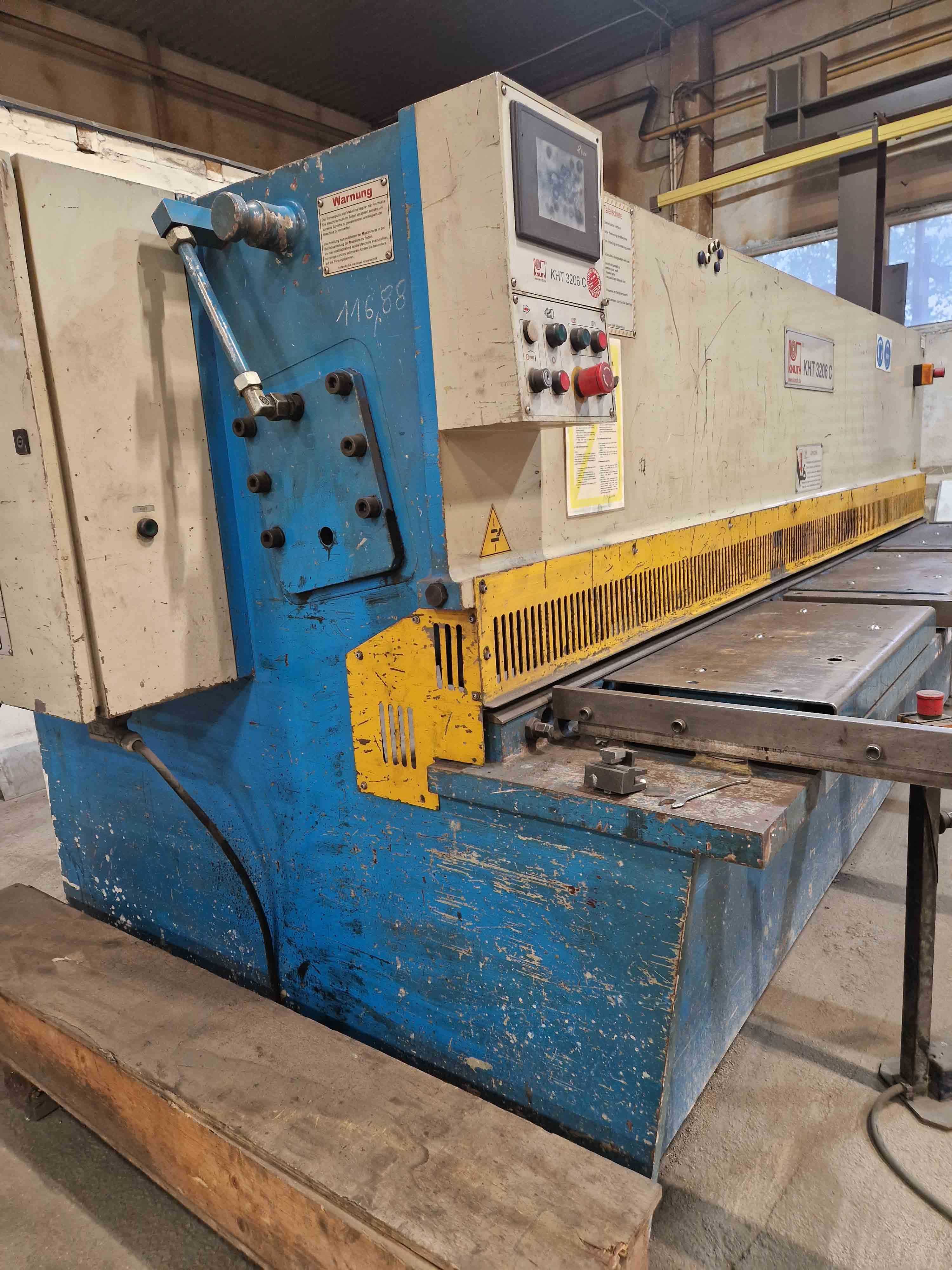 Nożyce gilotynowe - hydrauliczne - KNUTH KHT 3206 C